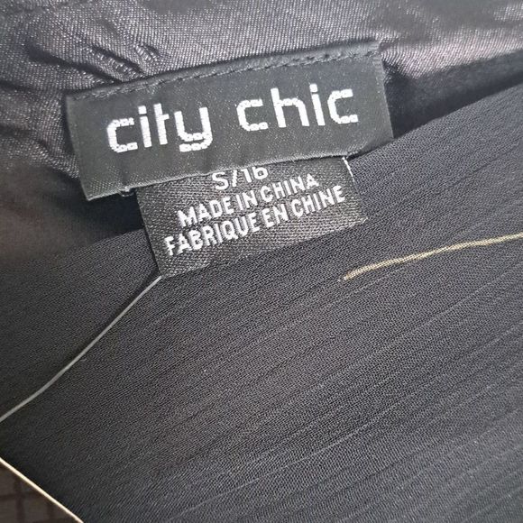 CITY CHIC Bloom Floral Wrap Maxi Dress in Black - Picture 9 of 12